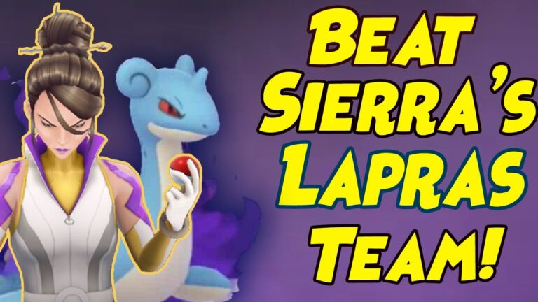 How to Beat New Sierra Shadow LAPRAS Team in Pokemon GO