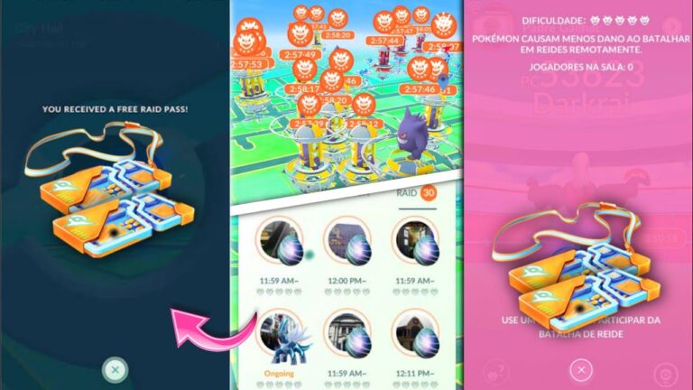 Free raid passes for all players 🥰 Get daily free raid passes in pokemon go | Pokemon go.