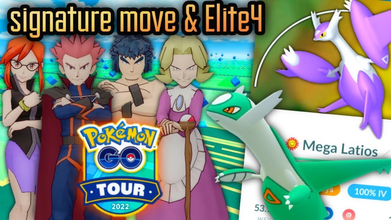 Latios signature move Luster Purge & Elite 4 news for Pokemon GO // Mega Latios stats