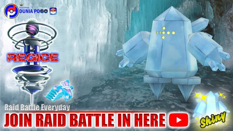 Live Join Raid Battle Pokemon Legendary Regice | Pokemon Go 31 Januari 2022
