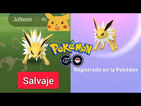 Jolteon registrado en la pokedex Pokémon GO #pokemongo #eevee