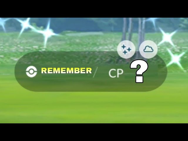 Do you remember this shiny pokemon in (Pokemon go)