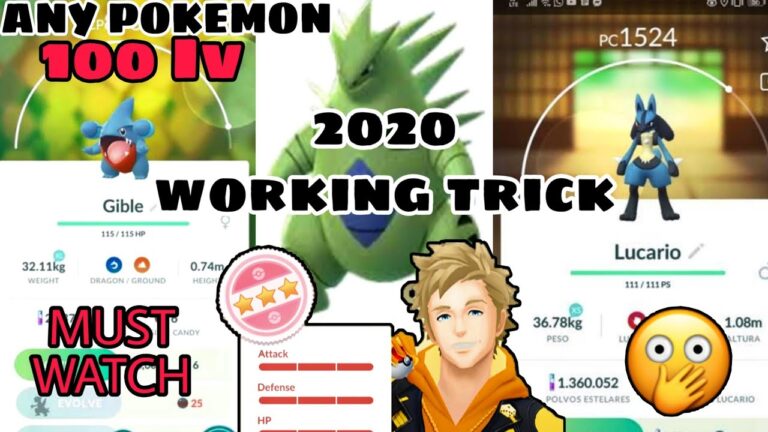 Best way to get 100 iv pokemons in pokemon go 2020|| how to get 100 iv pokemons easily in pokemongo.