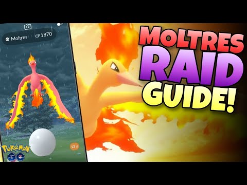 HOW TO EASILY BEAT MOLTRES, THE BEST LEGENDARY BIRD!!  Pokémon GO Raid Guide