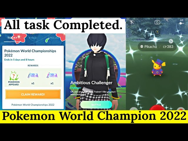 Pokemon World Championships 2022 Pokemon Go Research | Battle A Challenger | Pokemon Go New Event