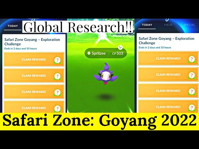Safari Zone Goyang Exploration Challenge In Pokemon Go | Safari Zone | Safari Zone Pokemon Go 2022