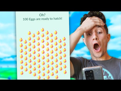 I Hatched 100 BOOSTED Eggs in Pokémon GO