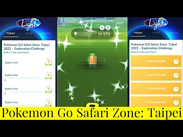 Pokemon Go Safari Zone: Taipei 2022 Exploration Challenge Pokemon Go | Pokemon Go Today Research