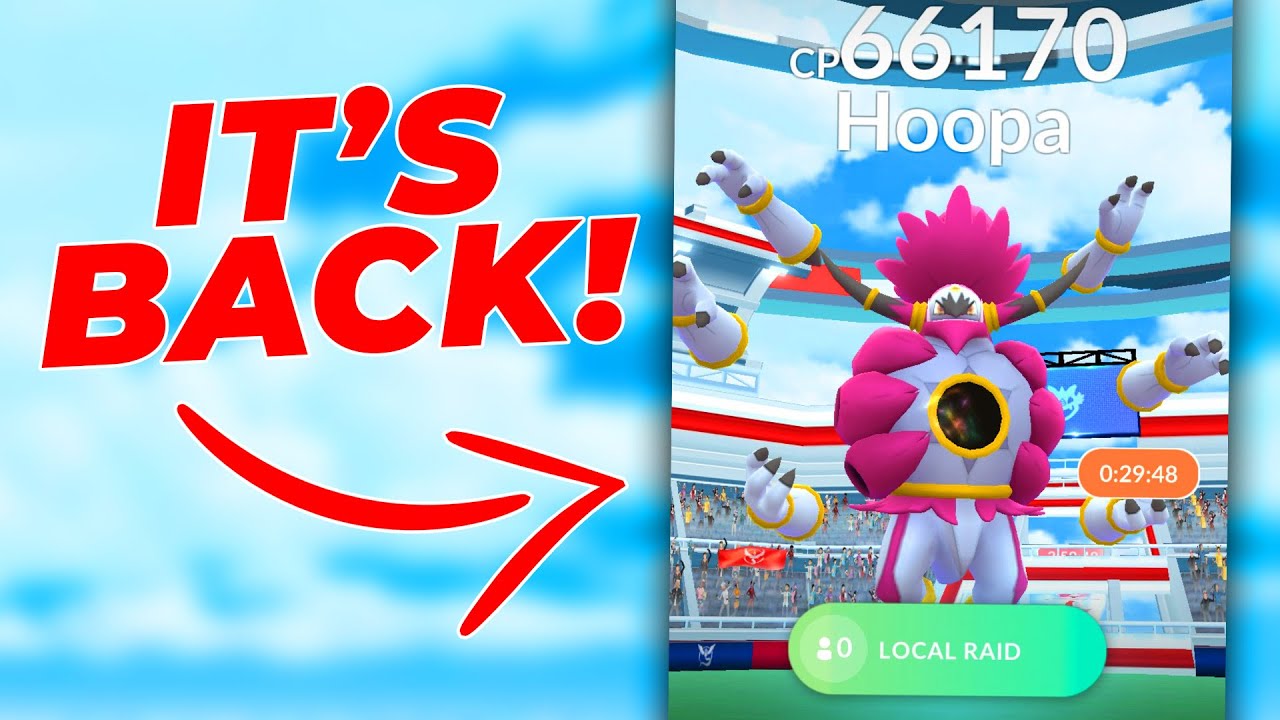 Hoopa Unbound RETURNS as an ELITE RAID BOSS!