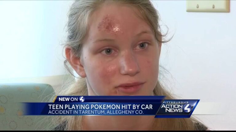 Teen hit by car blames ‘Pokemon Go’