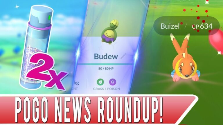 POKEMON GO NEWS ROUNDUP! New Gen 4 Baby Pokemon Hatching! Shiny Budew + Buizel Update AND MORE!