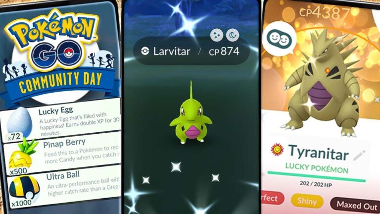 LARVITAR is BACK!! Community Day Classic | Pokémon GO