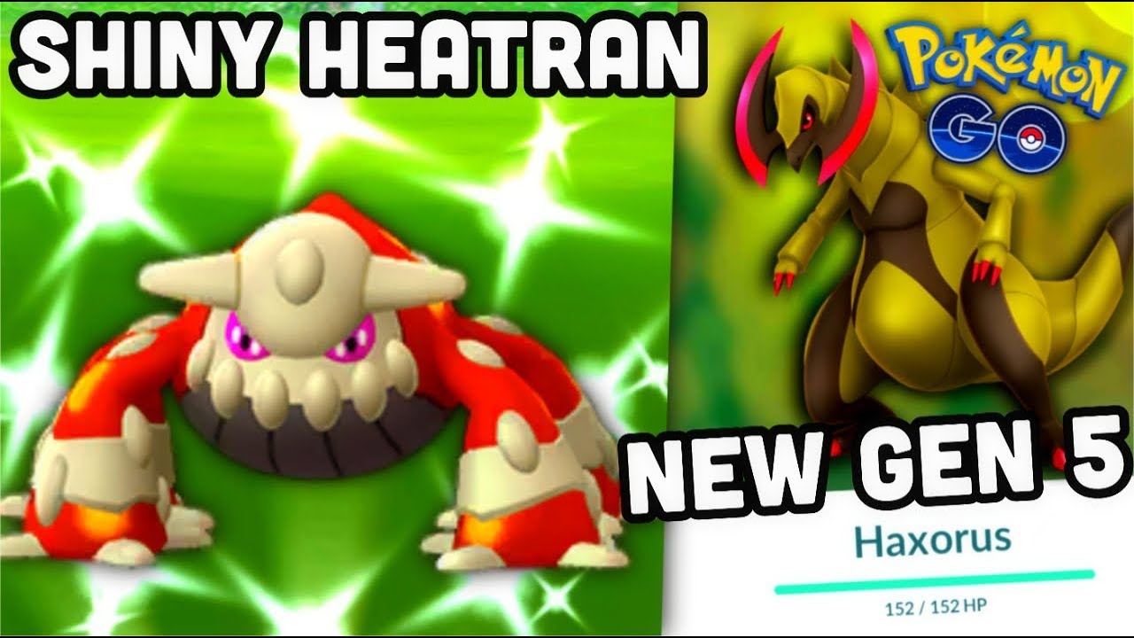 SHINY HEATRAN & NEW GEN 5 IN POKEMON GO | NEW EVENTS ANNOUNCED