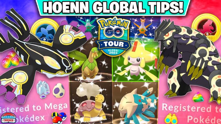 Top Tips for HOENN TOUR Global! Be Ready!