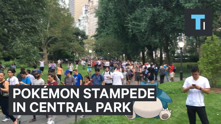 A Rare Pokémon Caused A Huge Stampede In Central Park