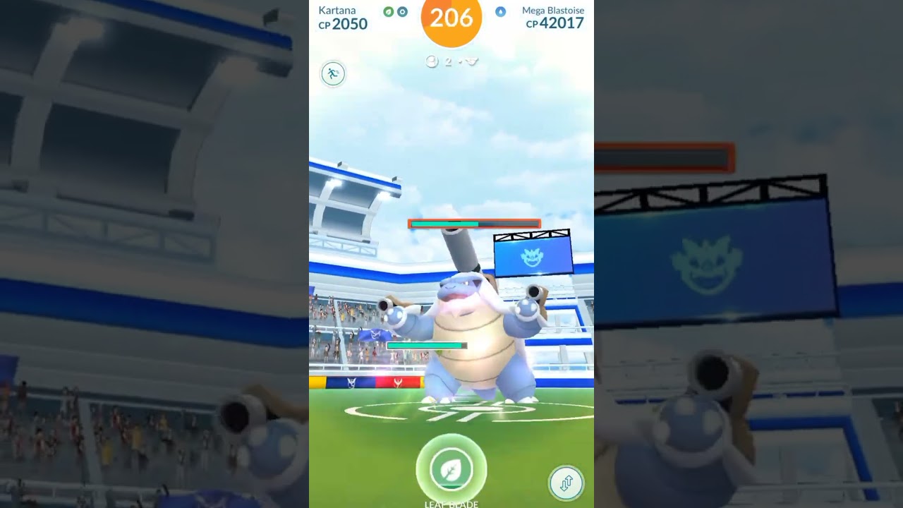 Mega Blastoise duo in pokemon go #shorts #pokemongo