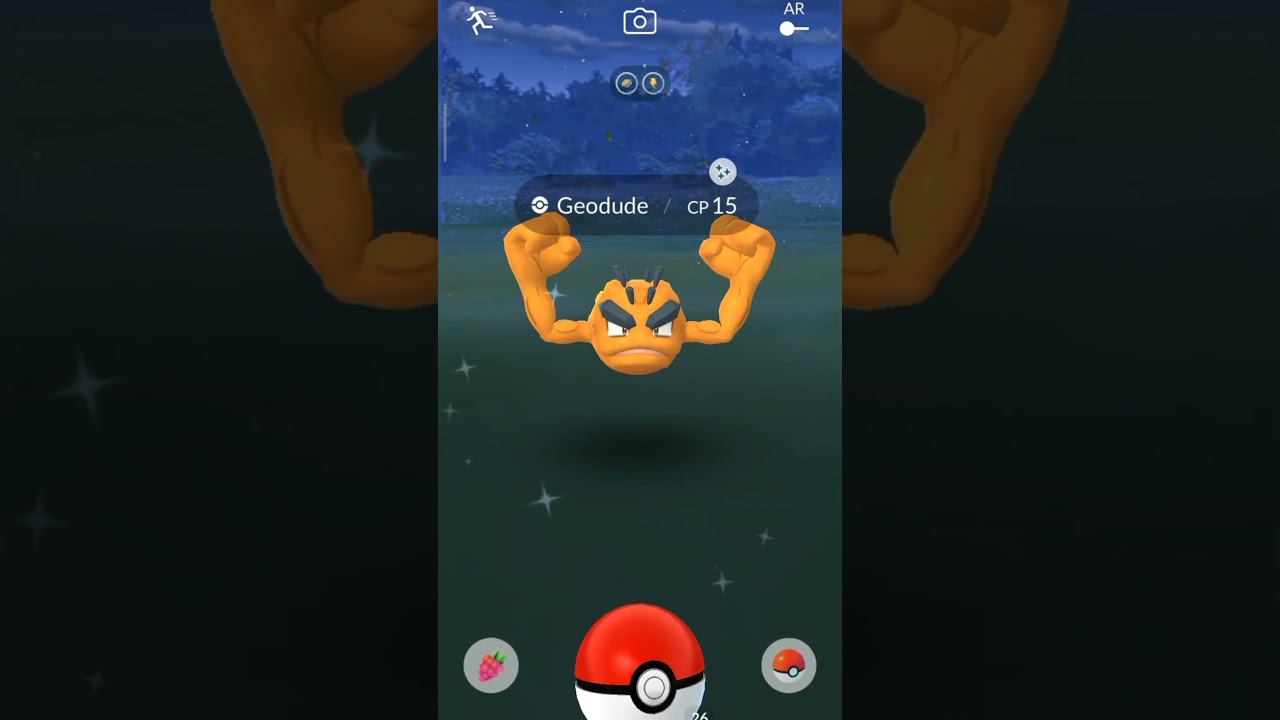 Caught Shiny Alolan Geodude during Spotlight hour in pokemon Go