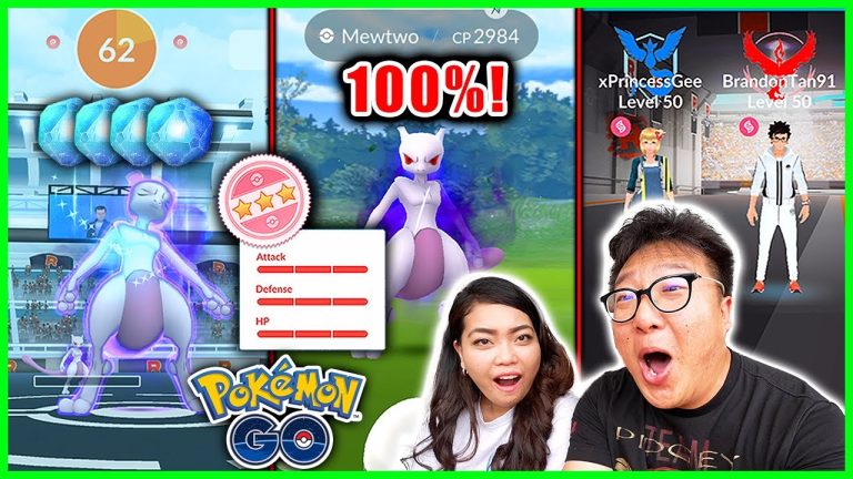 Shadow Mewtwo Duo, And 100% Shadow Mewtwo Caught in Pokemon GO
