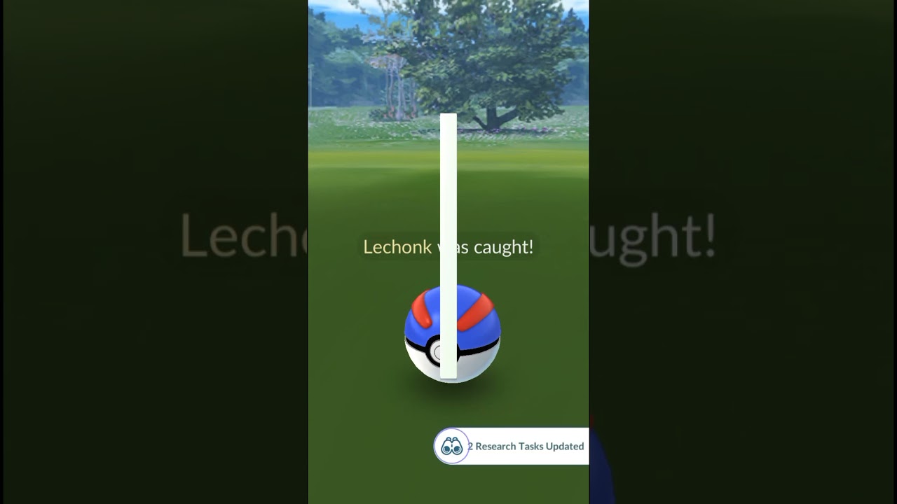 Catching New Gen 9 Debut Shiny *Lechonk* in Pokemon Go #shorts #pokemongo #youtubeshorts