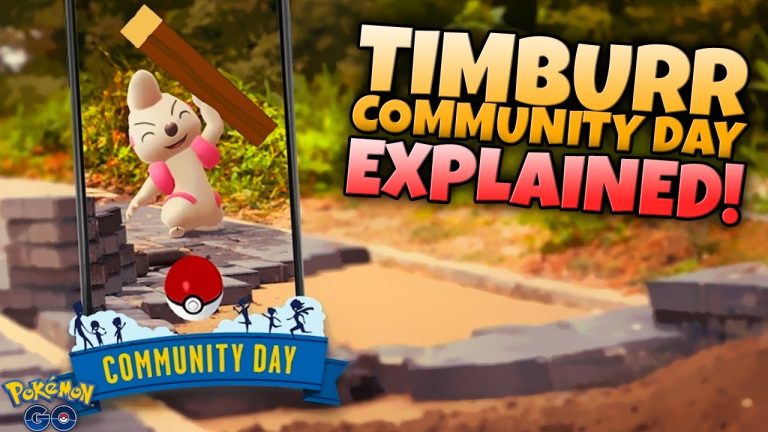 DO NOT MISS THIS!!  Timburr Community Day in Pokémon GO Explained!
