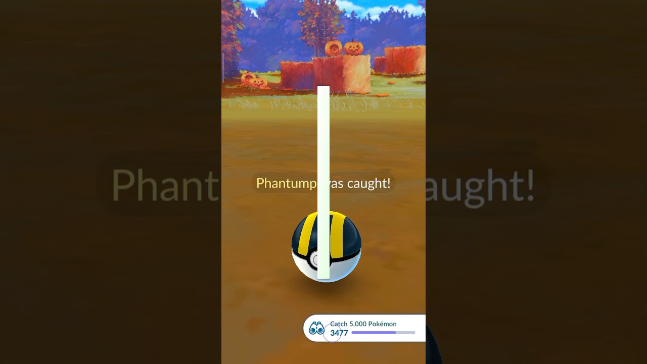 Finally!! Caught New Debut Shiny✨Phantump✨ in Pokemon Go #shorts #pokemongo