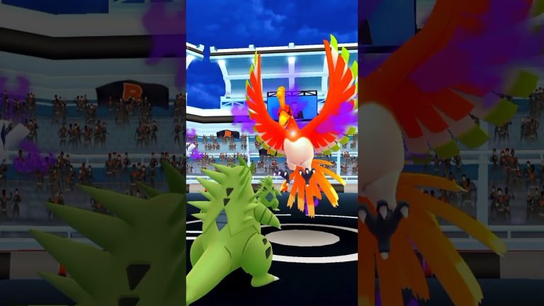 Finally!! Shadow HO-OH Raid in Pokémon Go #shorts #pokemongo #youtubeshorts