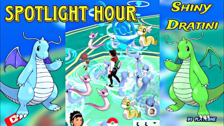 Shining Bright: Pokémon GO Shiny Dratini Spotlight Hour Adventure!