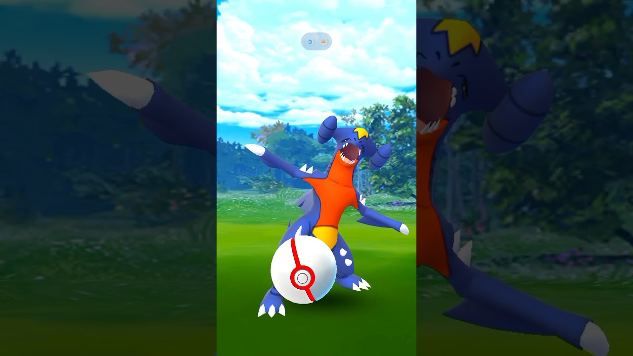 Shundo Mega Garchomp Evolution in Pokemon Go #shorts #pokemongo #youtubeshorts