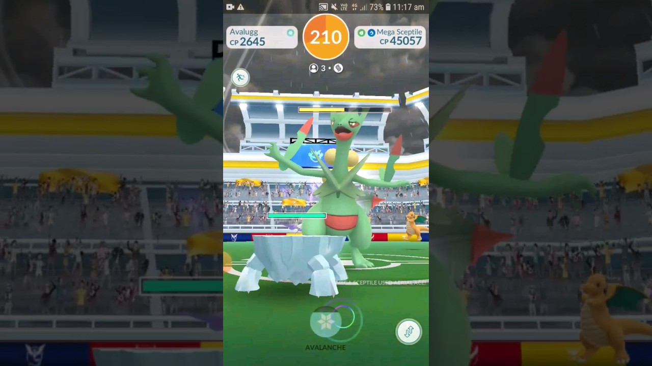 Raid Mega sceptile pokemon go #pokemongo #shorts