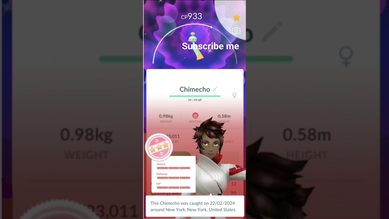 Shiny hundo chimecho in #pokemongo #pokemon #viral #shorts