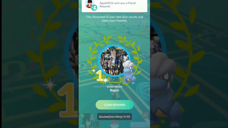 Bagon Pokestop showcase Rewards in Pokemon go