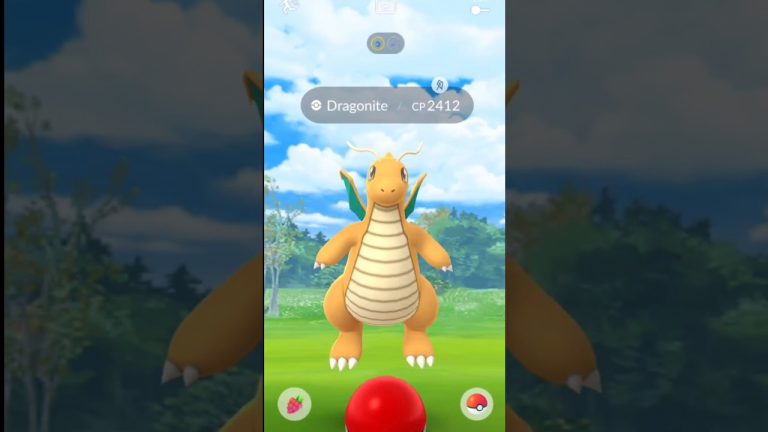 Fastest Hair CP Dragonite Catch Ever! #shorts