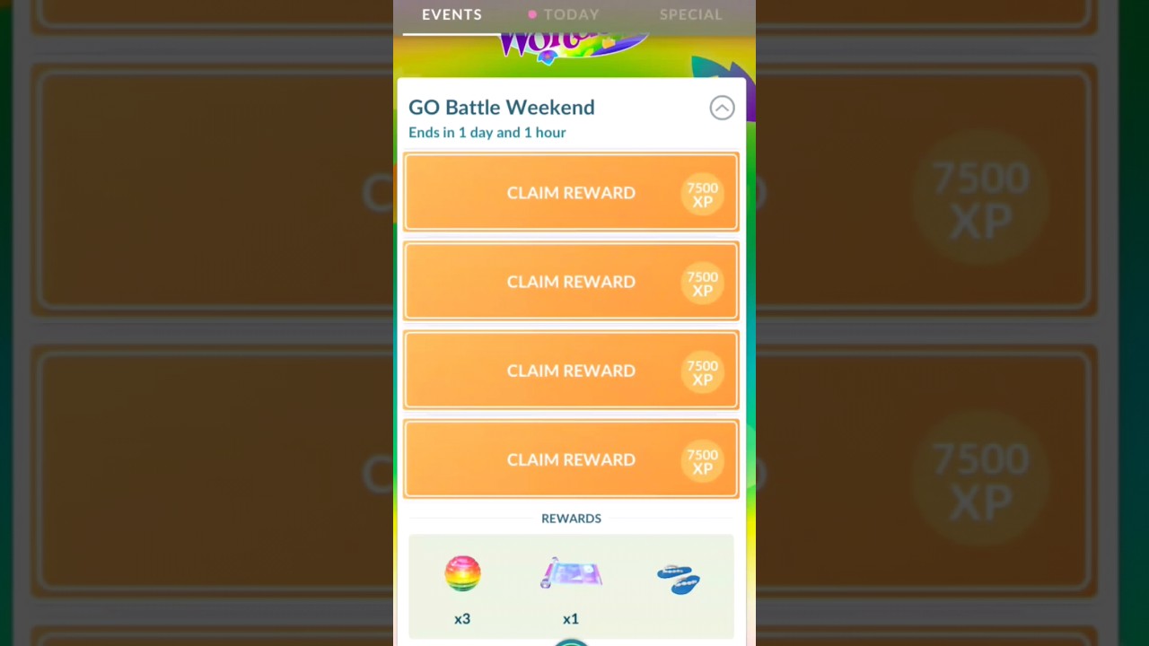 Go Battle Weekend Research Rewards in Pokemon go #shorts