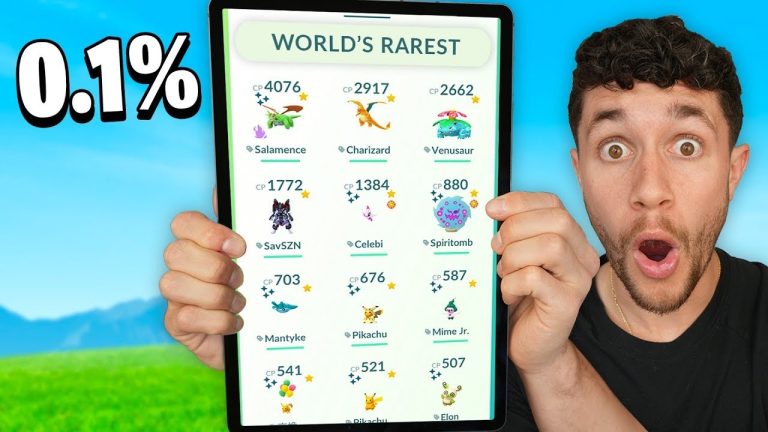 My Top 100 RAREST Pokémon in Pokémon GO!