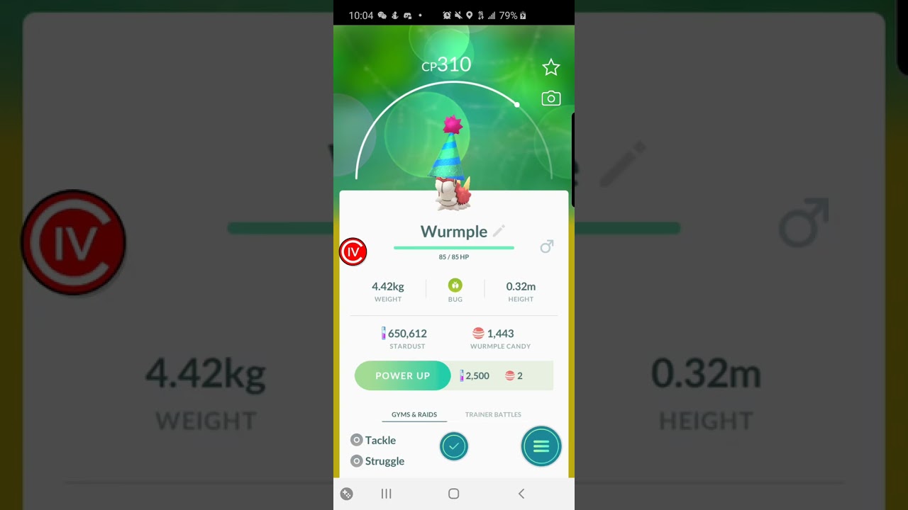 Pokemon Go 2020: Party Hat Wurmple