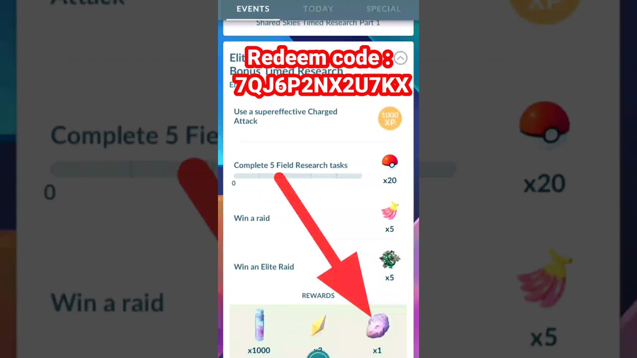 Free Rayquaza Stone Redeem code offer in Pokemon go