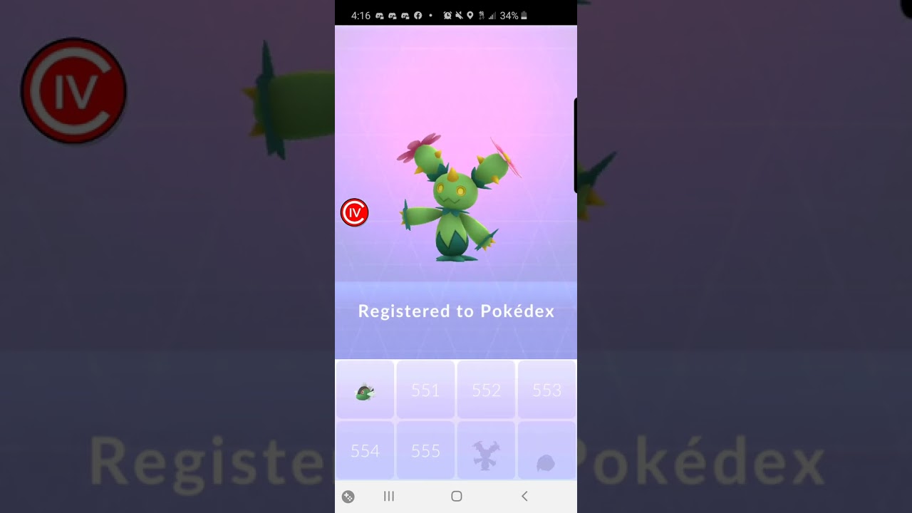 Pokemon Go 2020: Maractus Dex Entry Trade