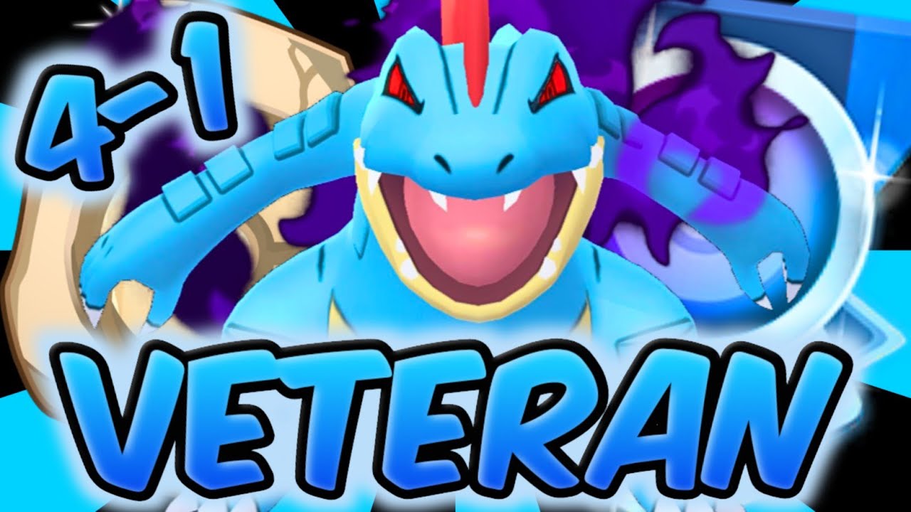 I Reached *VETERAN RANK* using this Amazing SHADOW FERALIGATR TEAM in Fossil Cup | Pokemon Go