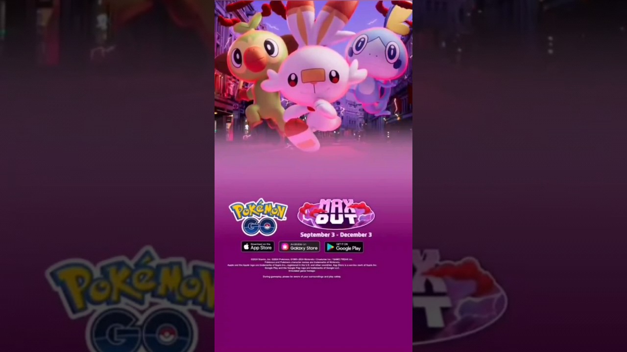 Pokemon go New Session Max Out for DYNAMAX GIGANTAMAX Coming soon