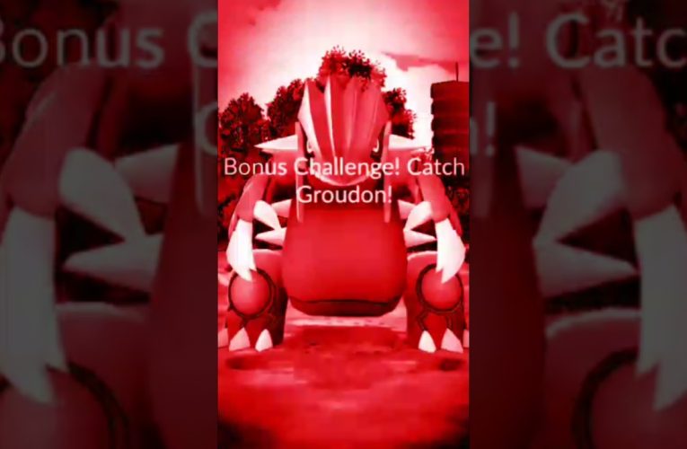 Finally Catch Shiny ✨ Groudon in Pokemon go #shorts #shortsfeed #shortvideo #pokemongo #pokemon