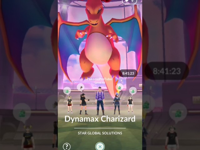 DYNAMAX Charizard Raid in Pokemon go #pokemongo #shorts #shortsviral #shortsfeed #pokemon