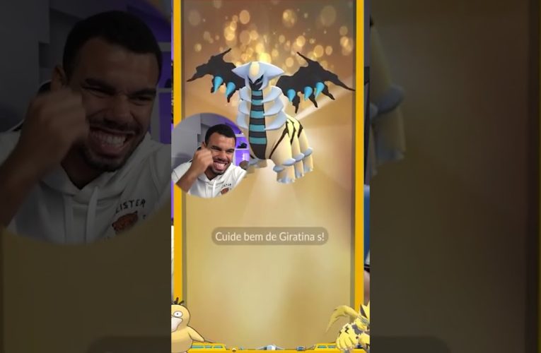 SHINY LUCKY GIRATINA BROTOU NA BASE – POKEMON GO | Cris | #shorts