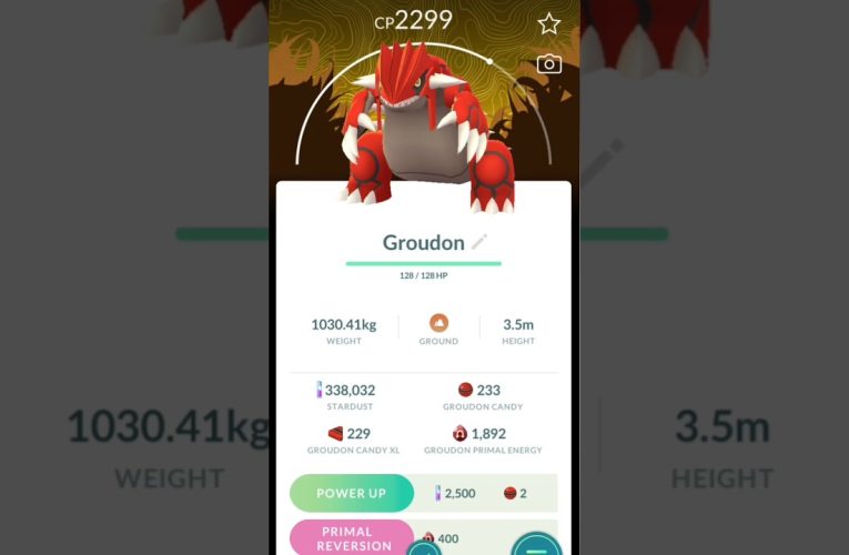 Special background Groudon in Pokemon go #shorts #shortvideo #pokemon #pokemongo