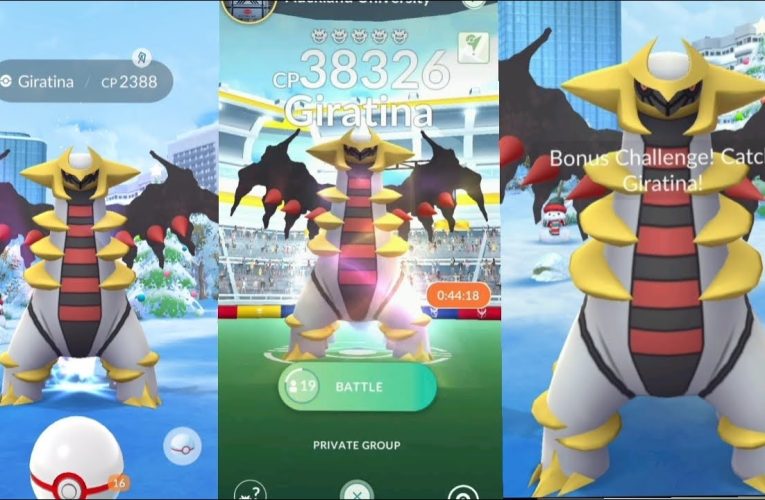 CATCHING Giratina in Pokémon Go RIGHT NOW?