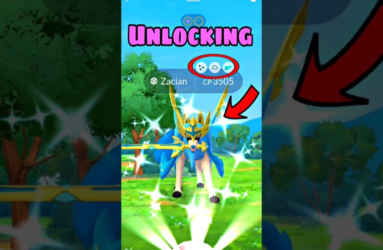 Unlocking Crown Zacian #PokemonGo