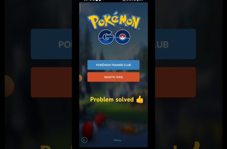 How To Login Pokemon  go Solved l 2024 Only 5 Second ll New Update  !!