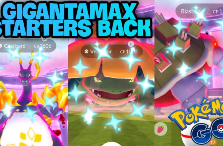 *GIGANTAMAX STARTERS COMING BACK I NEEDED THIS* Pokemon GO news