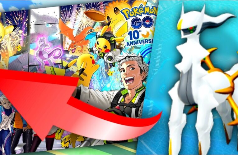 *ARCEUS WAS JUST TEASED IN NEW 10TH ANNIVERSARY POSTER ITS GOING DOWN* Pokemon GO news