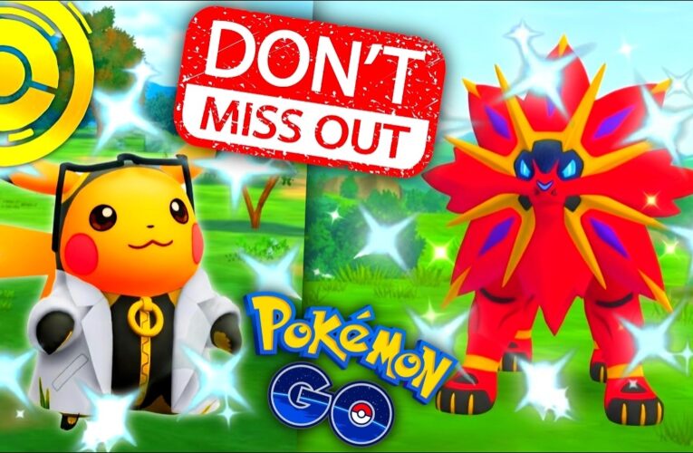 *DONT MISS 1 DAY ONLY RARE SHINY PROFESSOR PIKACHU & SHINY SOLGALEO MUST PLAY* Pokemon GO news